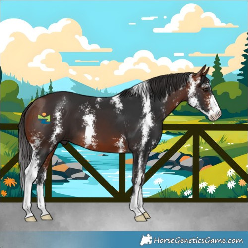 Horse Color:Bay Sabino 