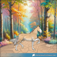 Horse Color:Silver Buckskin Dun Sabino Splash 