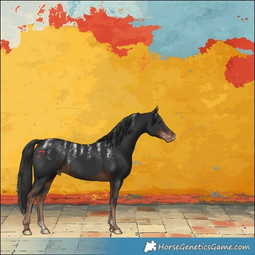 Horse Color:Powder White Liver Chestnut Appaloosa Rabicano