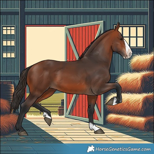 Horse Color:Bay Splash 