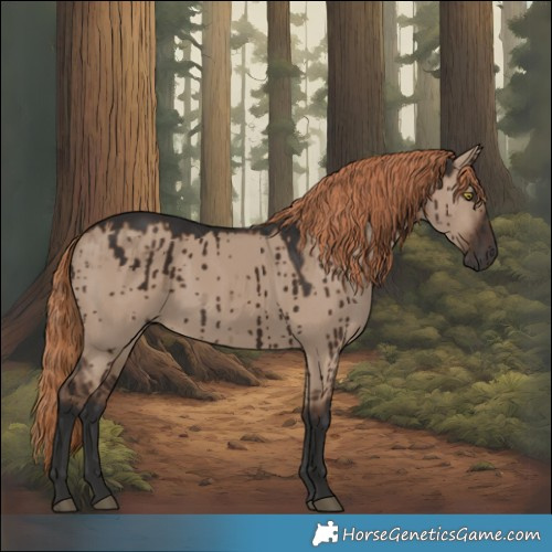 Horse Color:Liver Red Dun Brindle