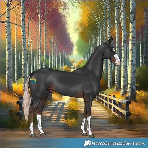 Horse Color:Liver Chestnut Mushroom 