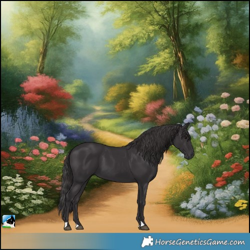 Horse Color:Smoky Black 