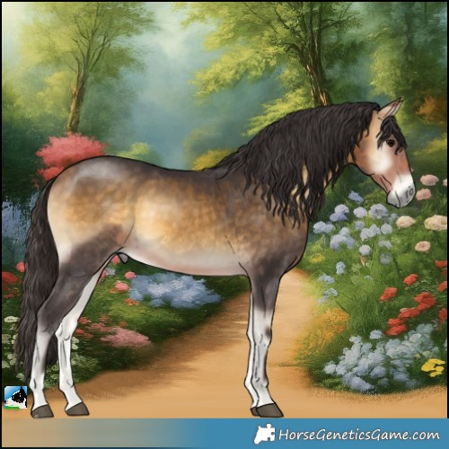 Horse Color:Buckskin Onyx