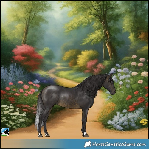 Horse Color:Buckskin Rabicano 