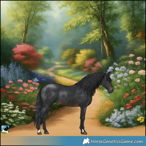 Horse Color:Brown Mushroom 