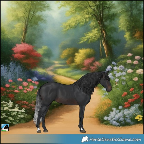 Horse Color:Brown Mushroom 