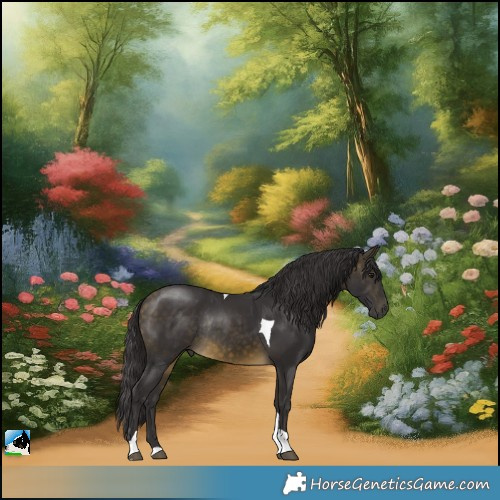 Horse Color:Buckskin Tobiano Rabicano 