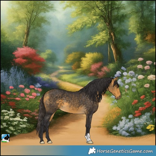Horse Color:Buckskin Mushroom 