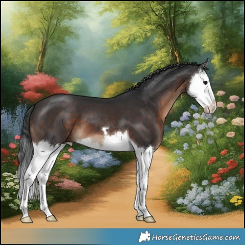 Horse Color:Brown Splash 