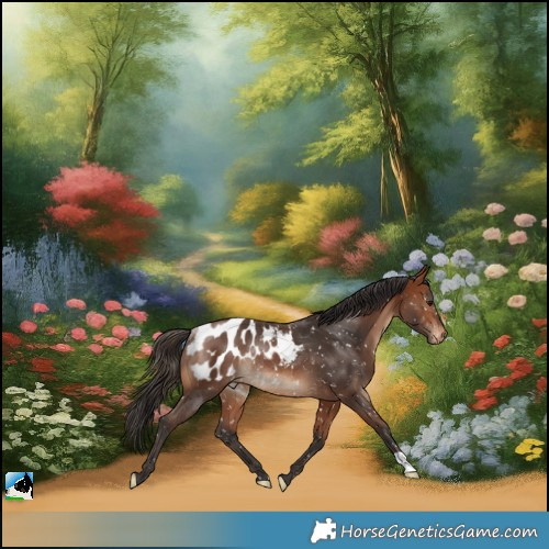 Horse Color:Bay Blanket Rabicano 