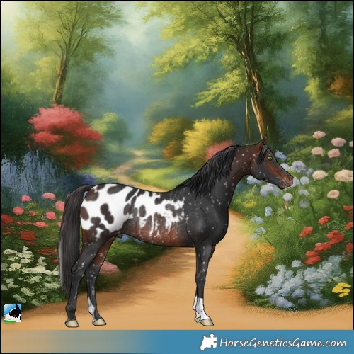 Horse Color:Brown Blanket Rabicano 