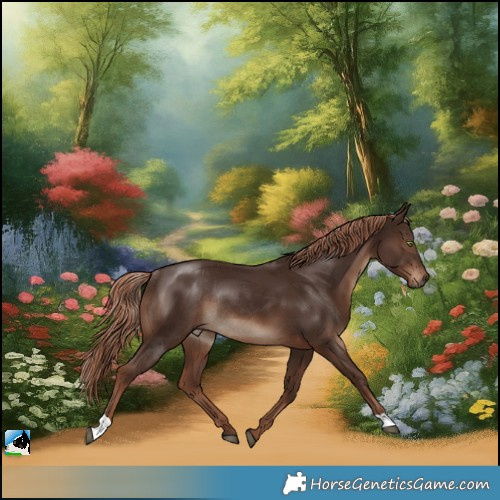 Horse Color:Liver Chestnut Rabicano