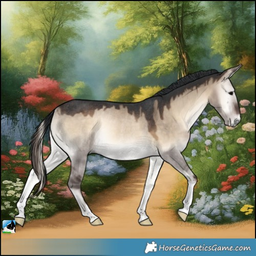 Horse Color:Brown Onyx Rabicano
