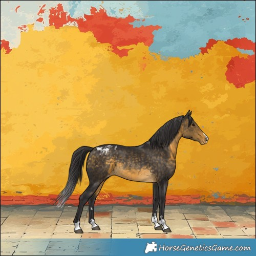 Horse Color:Buckskin Appaloosa Rabicano 