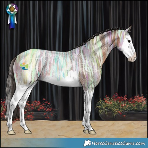 Horse Color:Bay Ice Splash Rabicano 
