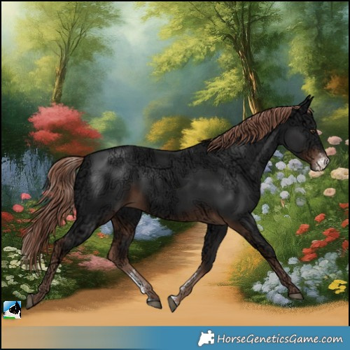 Horse Color:Liver Chestnut Ice Sabino 