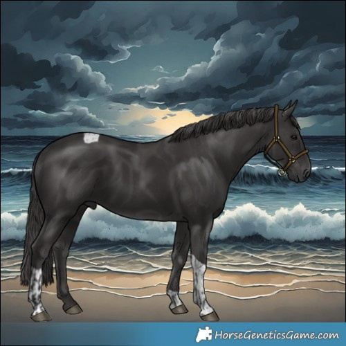 Horse Color:Smoky Black  and Smoky Black Tobiano 