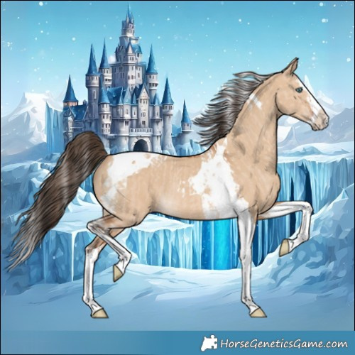 Horse Color:Amber Champagne Dun Splash Tobiano  and Bay Dun Splash Tobiano Rabicano 