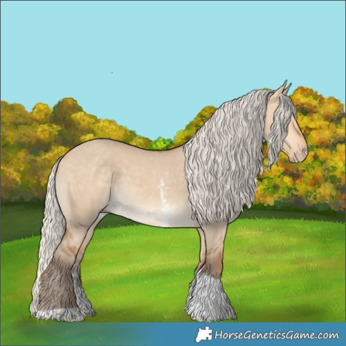 Horse Color:Gray Silver Perlino Dun Sabino Tobiano