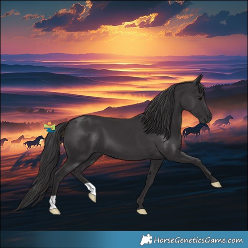 Horse Color:Smoky Black 