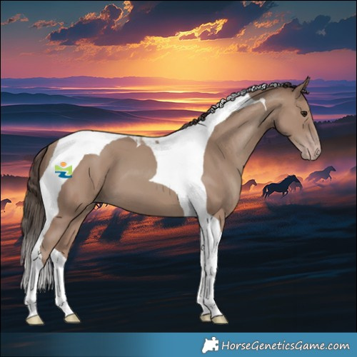 Horse Color:Classic Champagne Tobiano 