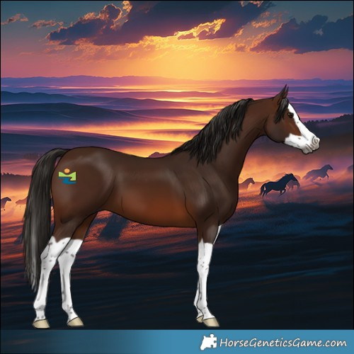 Horse Color:Gray Bay Splash