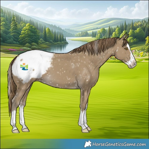 Horse Color:Classic Cream Champagne Splash Snowcap 