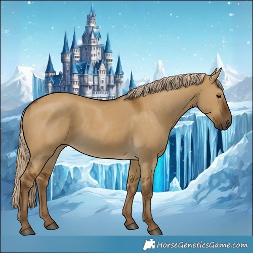 Horse Color:Chocolate Palomino Dun Rabicano 