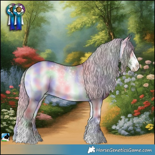 Horse Color:Nacre Chocolate Silver Brown Chinchilla Onyx Sabino