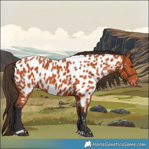 Horse Color:Bay Appaloosa 