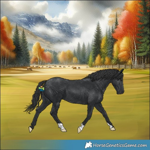 Horse Color:Black 