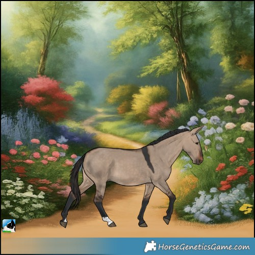 Horse Color:Brown Dun