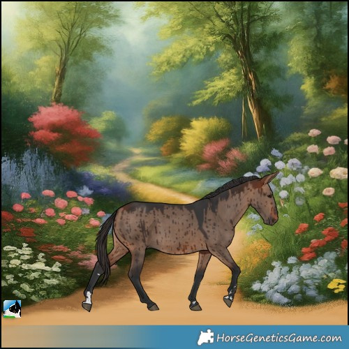 Horse Color:Bay Dun Brindle