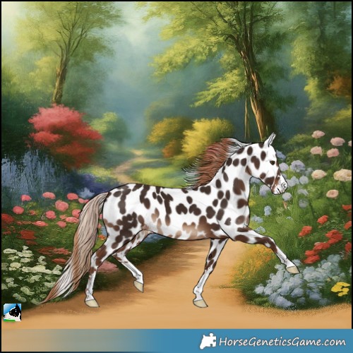 Horse Color:Liver Chestnut Leopard