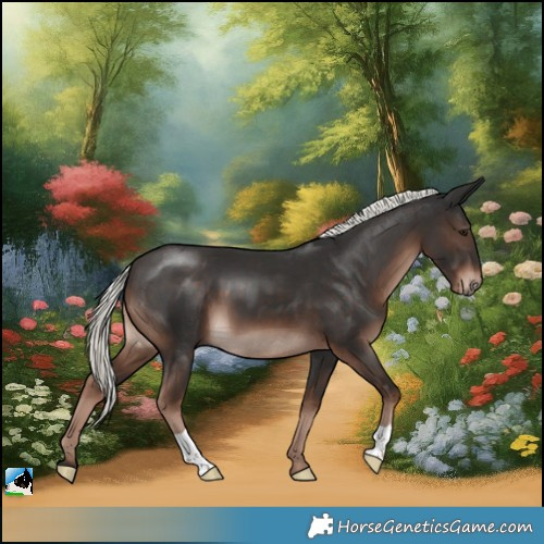 Horse Color:Liver Chestnut Mushroom 