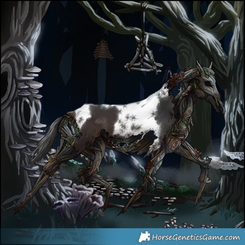 Horse Color:Brown Tobiano 