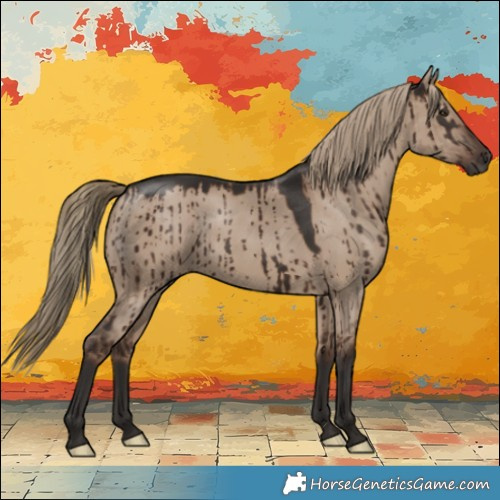 Horse Color:Liver Red Dun Brindle