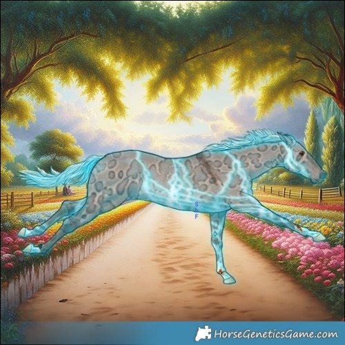 Horse Color:Thunderstruck Liver Red Dun Ice Mushroom Rabicano