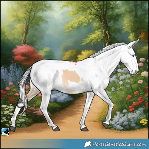 Horse Color:Bay Dun Harlequin Merle