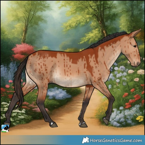 Horse Color:Bay Dun Brindle