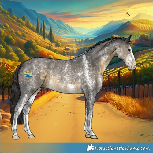 Horse Color:Buckskin Sabino 