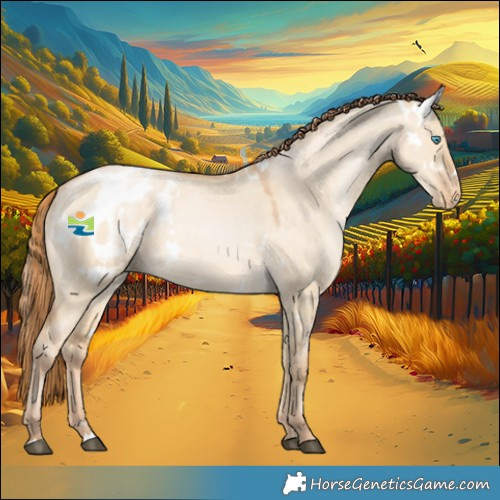 Horse Color:White Spotted Bay Snowdrop Pearl Dun Appaloosa