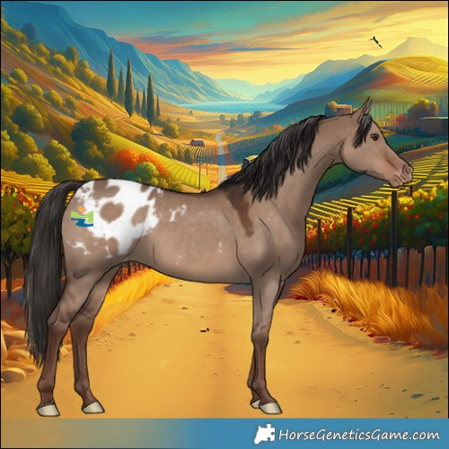 Horse Color:Liver Red Dun Varnish