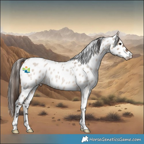 Horse Color:Brown Roan Dun Appaloosa