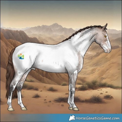 Horse Color:Brown Roan Dun Mushroom Sabino Appaloosa 
