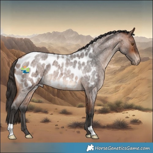 Horse Color:Bay Roan Appaloosa 