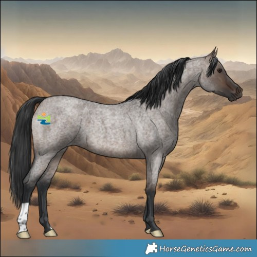 Horse Color:Brown Roan Dun