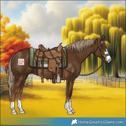 Horse Color:Chocolate Palomino