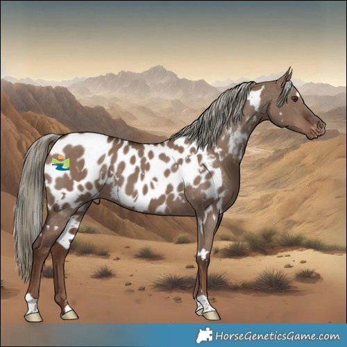 Horse Color:White Spotted Liver Red Dun Mushroom Blanket